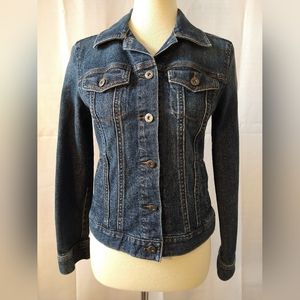 GAP Jeans blue denim button down jacket sz S